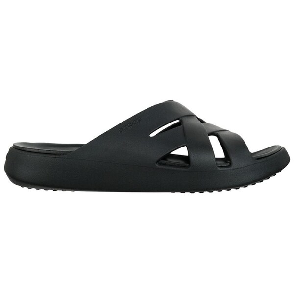 Crocs Women's Getaway Weave Slides Black US Women's 6