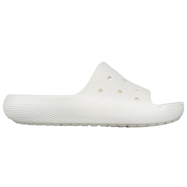 Crocs Unisex Classic Slide v2 White US M7/W9