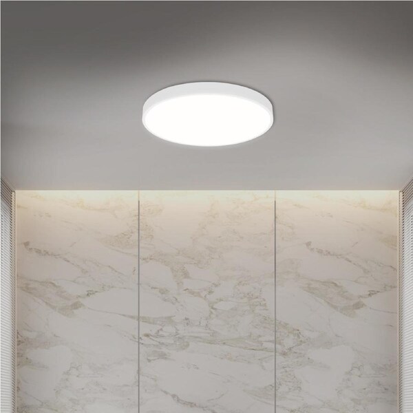 Emitto Ceiling Lights Led Living Room Modern Ultra-Thin 5cm Surface Mount 18-96W 18 W / Round White