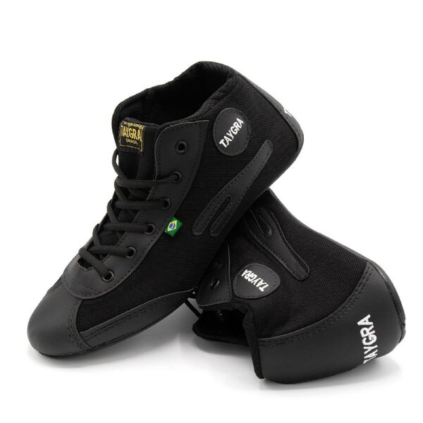 TAYGRA High Top Shoe Vegan Recycled Flexible Ethical Handmade Sneakers in Black 42 EUR
