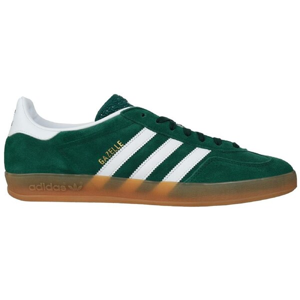 Adidas Men's Gazelle Indoor Sneakers Collegiate Green/Cloud White/Gum US Men's 11