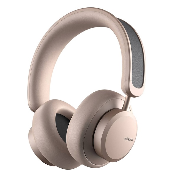 Urbanista Los Angeles Solar-Powered Wireless Noise-Canceling Over-Ear Headphones - Sand Gold Gold