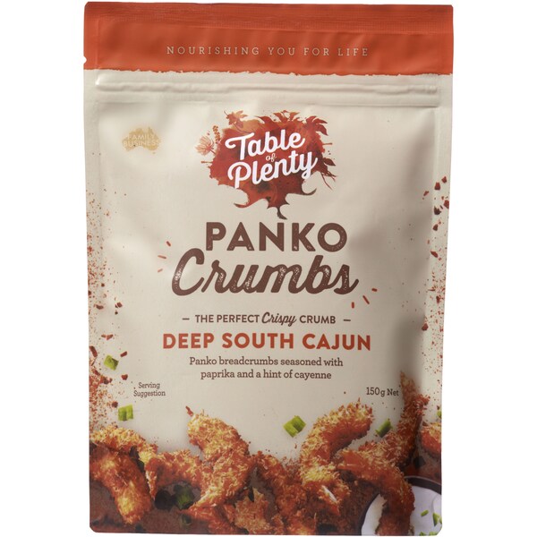 Table Of Plenty Panko Crumbs Deep South Cajun Blend 150g