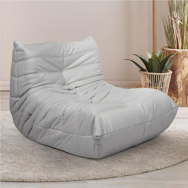 Levede Floor Sofa Caterpillar Lounge Set Model D-Grey Single Sofa