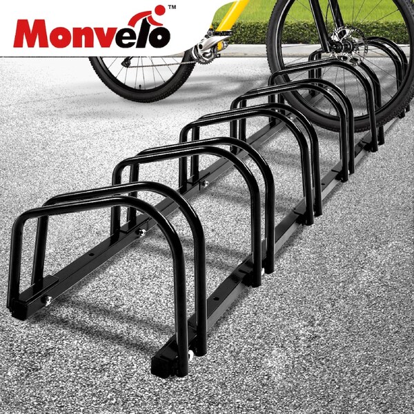 Monvelo Bike Stand Rack 1-6 Bicycle Floor Parking Storage Holder Cycling Portable 6 Slots