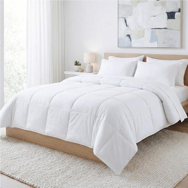 Dreamz Renewable Fiber Quilt Summer Winter Microfibre Blanket Soft 200/400 GSM Super King / 400GSM