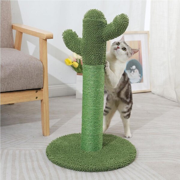 Pawz Cat Tree Wooden Scratching Post Scratcher Condo House Tower Toys 67-168cm Cactus Scratching Post / 67cm