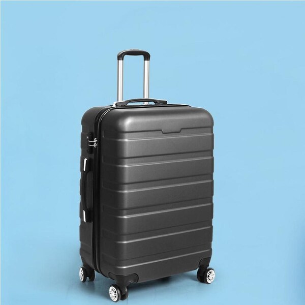 Slimbridge Luggage Case Trolley Carry On Suitcase TSA Hard Shell 20" 24" 28" 28" / Dark Grey
