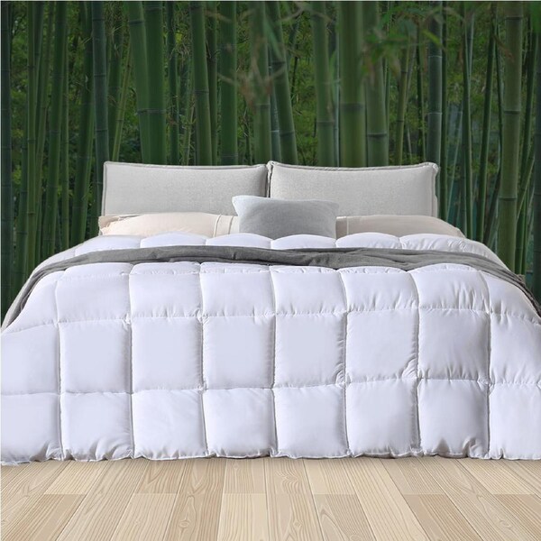Dreamz Microfiber Bamboo Quilt Summer Winter Duvet Doona 200/400GSM All Size King / 400GSM
