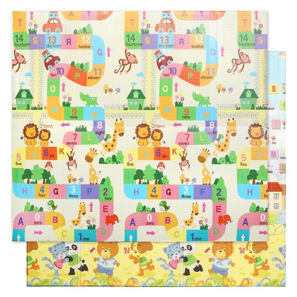 BoPeep Kids Play Mat 180cm x 200cm Soft Non-Toxic Baby Crawling Foam Pad Ocean