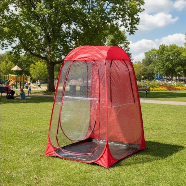 Mountview Pop Up Tent Camping Beach Tents 2/4 Person Portable Hiking Shelter Red / Model 6