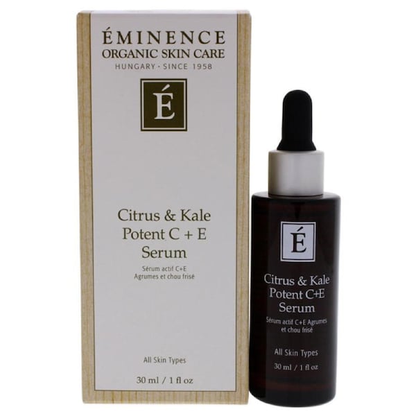 Eminence Citrus and Kale Potent C Plus E Serum by Eminence for Unisex - 1 oz Serum 1 oz
