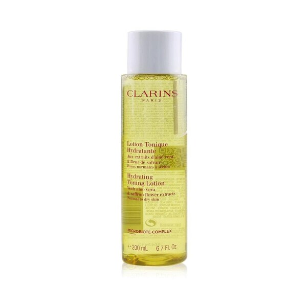 Clarins Hydrating Toning Lotion with Aloe Vera & Saffron Flower Extracts - Normal to Dry Skin 200ml/6.7oz 200ml/6.7oz