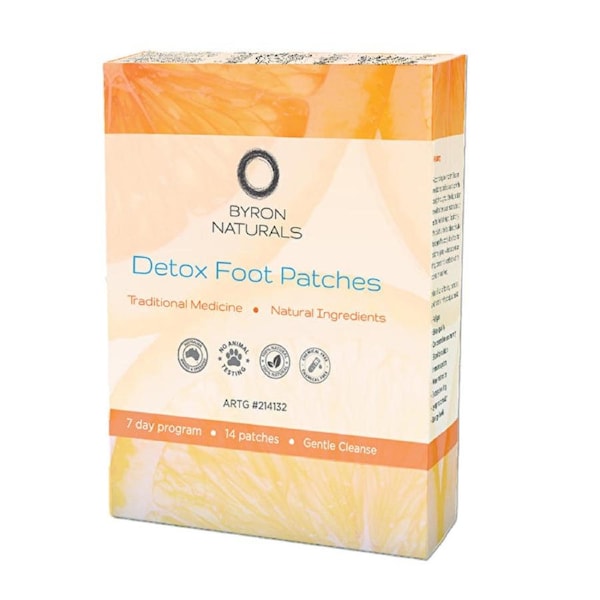 BYRON NATURALS Byron Naturals Detox Foot Patches (7 Day Program) x (7 Pairs) 14 Patches 14 Patches
