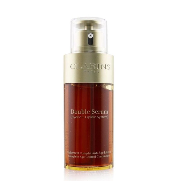 Clarins Double Serum (Hydric + Lipidic System) Complete Age Control Concentrate (Deluxe Edition) 75ml/2.5oz 75ml/2.5oz