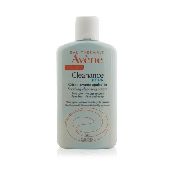 Avene Cleanance HYDRA Soothing Cleansing Cream - For Blemish-Prone Skin Left Dry & Irritated by Treatments 200ml/6.7oz 200ml/6.7oz
