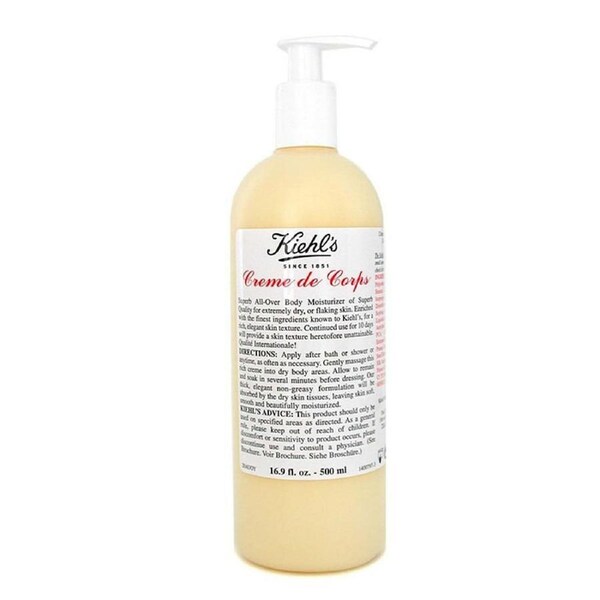 Kiehl's Creme De Corps Body Moisturizer with Pump 500ml/16.9oz 500ml/16.9oz