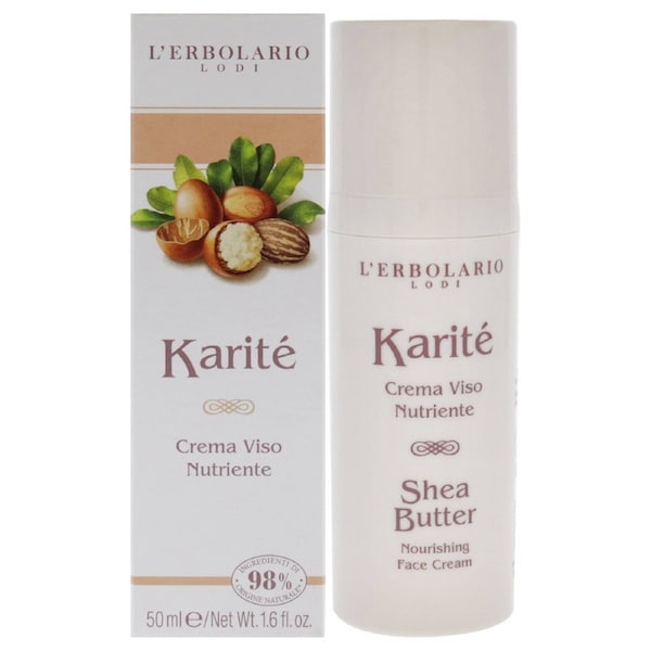 Shea Butter Nourishing Face Cream by LErbolario for Unisex - 1.6 oz Cream 1.6 oz
