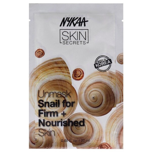 Skin Secrets Sheet Mask - Snail by Nykaa Naturals for Women - 1 Pc Mask 1 Pc