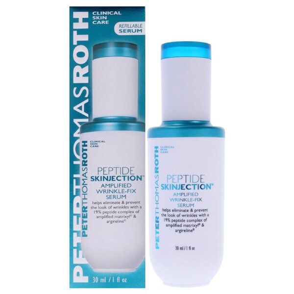 Peptide Skinjection Amplified Wrinkle Fix Serum by Peter Thomas Roth for Unisex - 1 oz Serum (Refillable) 1 oz