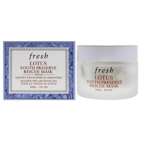 Lotus Youth Preserve Rescue Mask by Fresh for Women - 1 oz Mask 1 oz