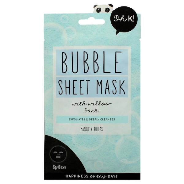 Bubble Sheet Mask - Willow Bark by Oh K! for Unisex - 1 Pc Mask 1 Pc