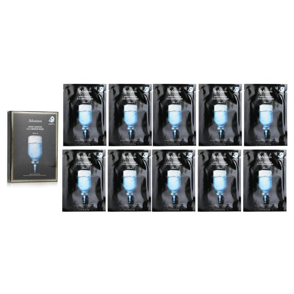 JM Solution Water Luminous SOS Ringer Mask Black 35mlx10pcs 35mlx10pcs
