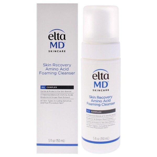 EltaMD Skin Recovery Amino Acid Foaming Cleanser by EltaMD for Unisex - 5 oz Cleanser 5 oz