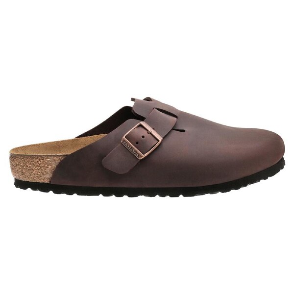 Birkenstock Unisex Boston NU Oiled Leather Regular Fit Clogs Oiled Habana (EU 36-46) 38