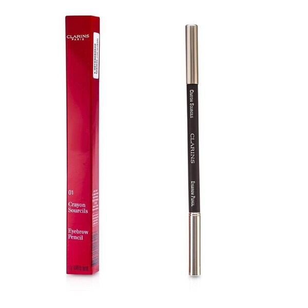 Clarins Eyebrow Pencil - #01 Dark Brown 1.3g/0.045oz 01 Dark Brown / 1.3g/0.045oz