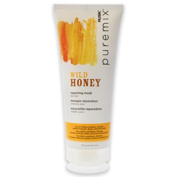 Puremix Wild Honey Repairing Mask - Dry Hair by Rusk for Unisex - 6 oz Mask 6 oz