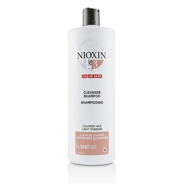 Nioxin Derma Purifying System 3 Cleanser Shampoo (Colored Hair, Light Thinning, Color Safe) 1000ml/33.8oz 1000ml/33.8oz