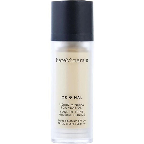 BareMinerals Original Liquid Mineral Foundation SPF 20 - # 03 Fairly Light (For Very Fair Warm Skin With A Subtle Peach Hue) 30ml/1oz #03 Fairly Light (For Very Fair Warm Skin With A Subtle Peach Hue) / 30ml/1oz