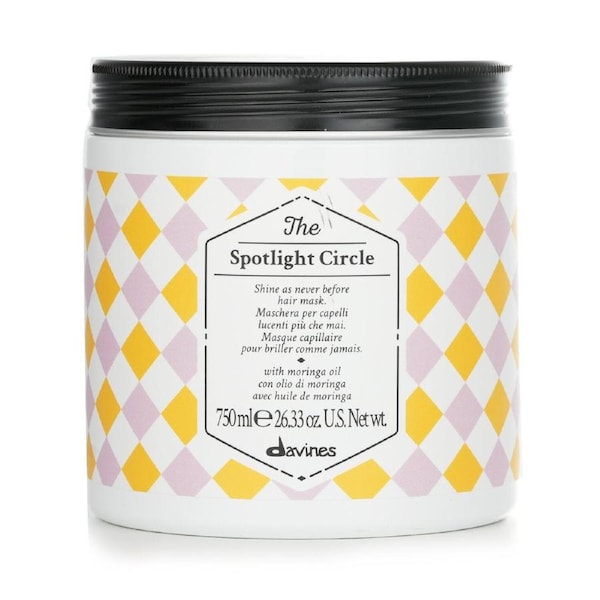 Davines The Spotlight Circle Shine Boosting Hair Mask (Salon Size) 750ml/26.33oz 750ml/26.33oz