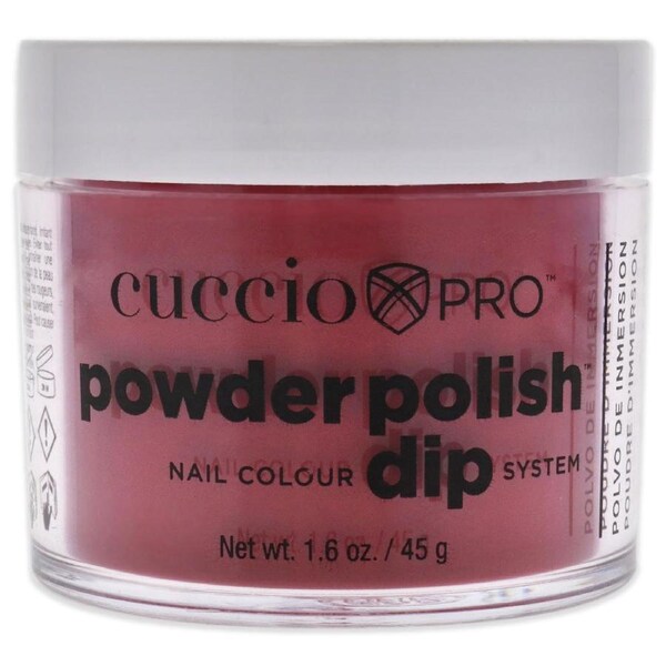 Pro Powder Polish Nail Colour Dip System - A Kiss In Paris by Cuccio Colour for Women - 1.6 oz Nail Powder 1.6 oz