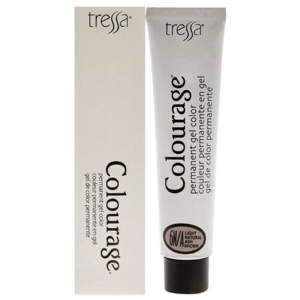 Colourage Permanent Gel Color - 6NA Natural Ash by Tressa for Unisex - 2 oz Hair Color 2 oz