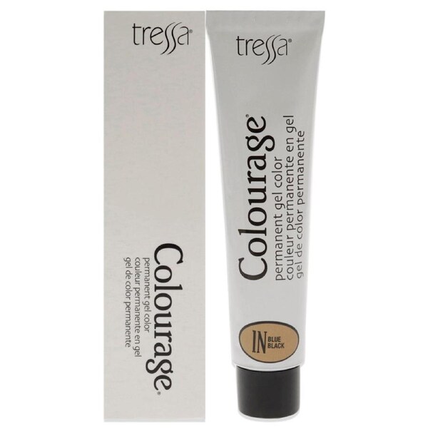 Colourage Permanent Gel Color - 1N Blue Black by Tressa for Unisex - 2 oz Hair Color 2 oz