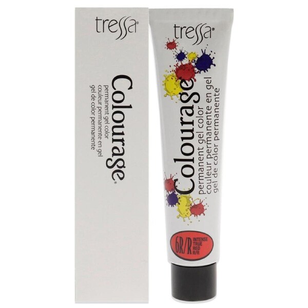 Colourage Permanent Gel Color - 6RR Intense True Red by Tressa for Unisex - 2 oz Hair Color 2 oz