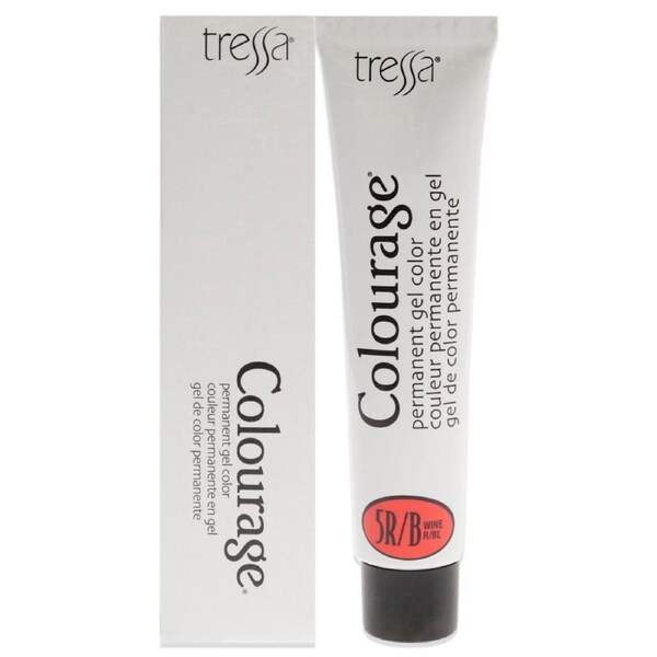 Colourage Permanent Gel Color - 5RB Wine by Tressa for Unisex - 2 oz Hair Color 2 oz
