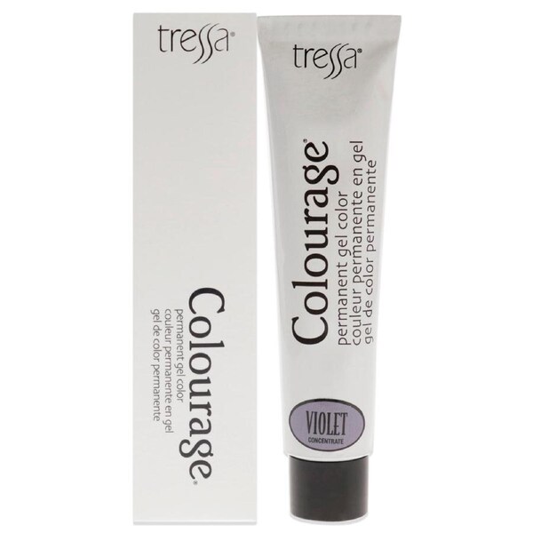 Colourage Permanent Gel Color - Violet Concentrate by Tressa for Unisex - 2 oz Hair Color 2 oz