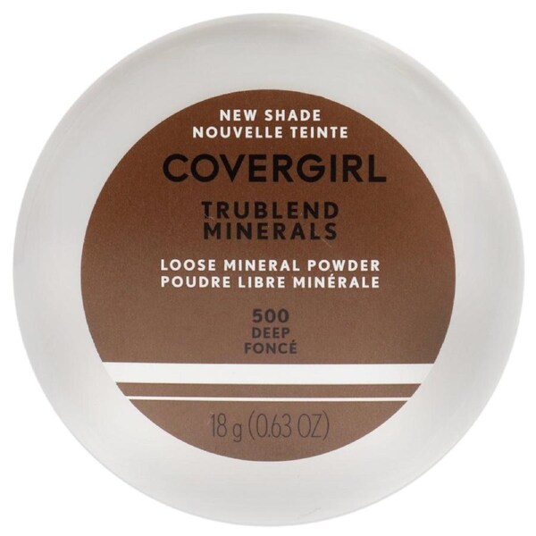 TruBlend Loose Mineral Powder - 500 Deep by CoverGirl for Women - 0.63 oz Powder 0.63 oz