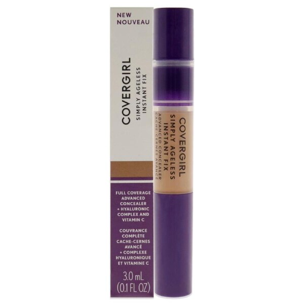Simply Ageless Instant Fix Advanced Concealer - 380 Caramel by CoverGirl for Women - 0.1 oz Concealer 0.1 oz