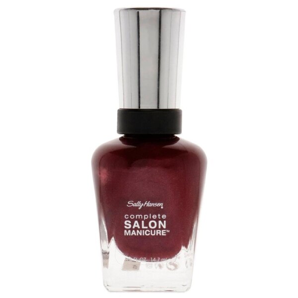Complete Salon Manicure - 411 Wine Not by Sally Hansen for Women - 0.5 oz Nail Polish 0.5 oz
