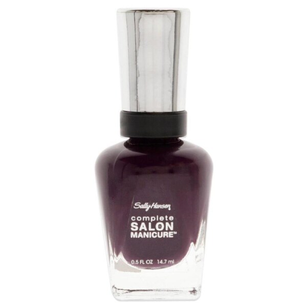 Complete Salon Manicure - 441 Pat On The Black by Sally Hansen for Women - 0.5 oz Nail Polish 0.5 oz