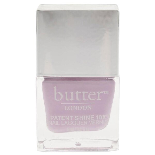 Patent Shine 10X Nail Lacquer - English Lavender by Butter London for Women - 0.2 oz Nail Polish 0.2 oz