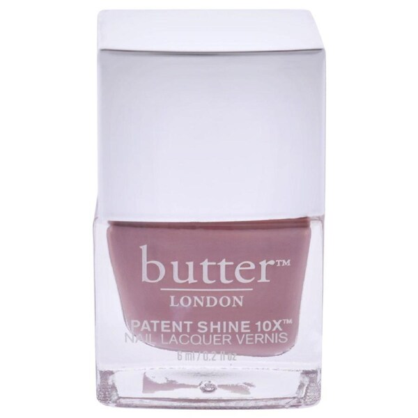 Patent Shine 10X Nail Lacquer - Mums The Word by Butter London for Women - 0.2 oz Nail Polish 0.2 oz