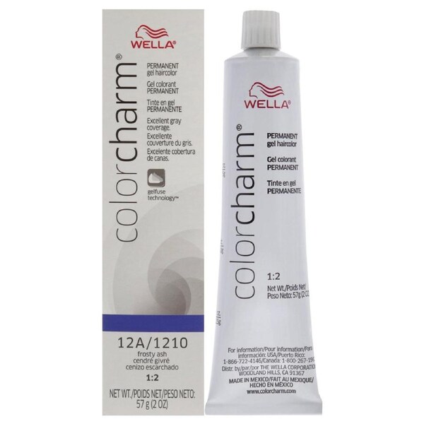 Wella Color Charm Permanent Hair Color Gel - 12A 1210 Frosty Ash by Wella for Unisex - 2 oz Hair Color 2 oz