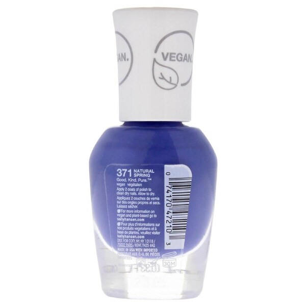 Good Kind Pure Vegan - 371 Natural Spring by Sally Hansen for Women - 0.33 oz Nail Polish 0.33 oz