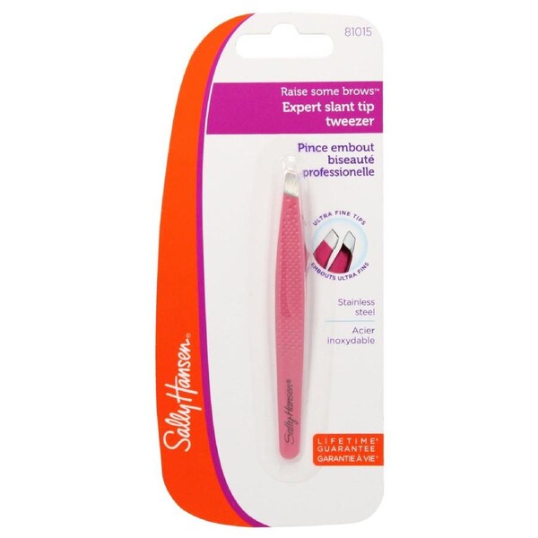 Raise Some Brows Slant Tip Tweezer - 81015 by Sally Hansen for Women - 1 Pc Tweezer 1 Pc