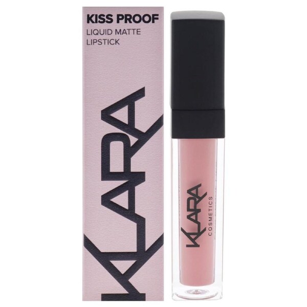 Kiss Proof Lipstick Liquid Matte - 24 Sexy Kitten by Klara for Women - 0.27 oz Lipstick 0.3 oz